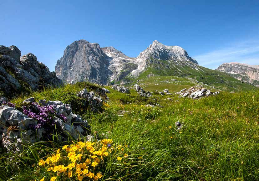 Il paesaggio intorno ai Mulini dell'Appennino Teramano